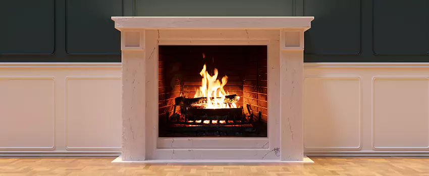 Open Flame Wood-Burning Fireplace Installation Services in Highland Village, Texas