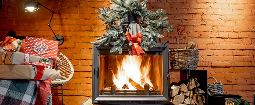 Travis Industries Linear Gas Fireplace Installation in Highland Village, Texas