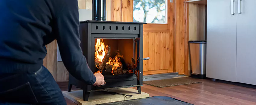 Open Hearth Wood Fireplace Installation in Highland Village, TX
